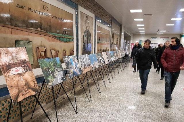 İstanbul metrosunda sərgi: Azərbaycanı fotolarla kəşf et (FOTO)