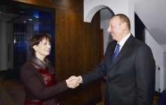 Davosda Azərbaycan və İsveçrə prezidentləri arasında görüş olub (FOTO) (YENİLƏNİB)