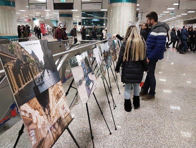 İstanbul metrosunda sərgi: Azərbaycanı fotolarla kəşf et (FOTO)