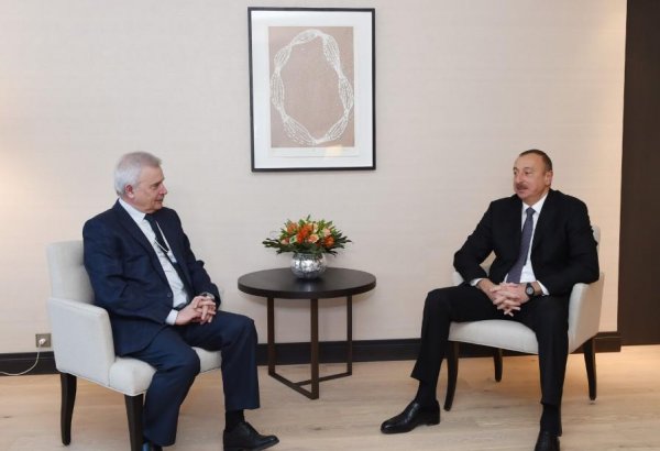 İlham Əliyev Davosda “LUKOIL” şirkətinin prezidenti ilə görüşüb (FOTO) (YENİLƏNİB)
