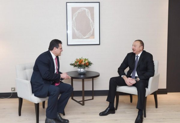 Prezident İlham Əliyev Avropa Komissiyasının enerji birliyi üzrə vitse-prezidenti ilə görüşüb (FOTO) (YENİLƏNİB)