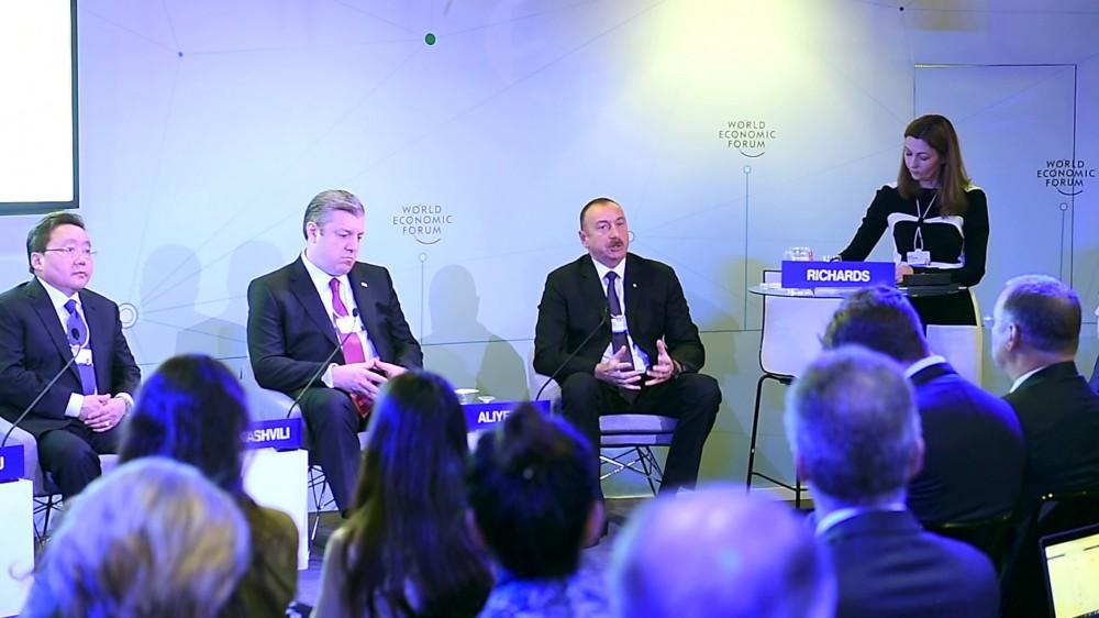 Azərbaycan Prezidenti: İpək Yolunun yaxınlığında yerləşən ölkələr də bu imkandan faydalana bilər