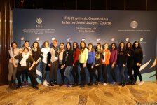 Bakıda bədii gimnastika üzrə beynəlxalq hakimlik kursları başlayıb  (FOTO)