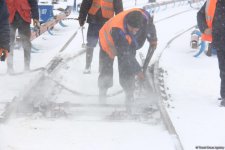 Bakı Metropolitenində qərargah yaradıldı - stansiya girişləri nəzarətə götürüldü (FOTO)