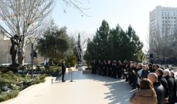Prezident İlham Əliyev: Bizim gücümüzün mənbəyi milli tariximizdir, keçmişimizdir, mədəniyyətimizdir (YENİLƏNİB-2) (FOTO)