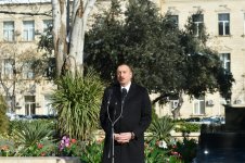 Prezident İlham Əliyev: Bizim gücümüzün mənbəyi milli tariximizdir, keçmişimizdir, mədəniyyətimizdir (YENİLƏNİB-2) (FOTO)