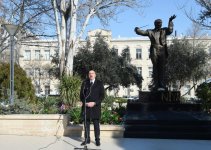 Prezident İlham Əliyev: Bizim gücümüzün mənbəyi milli tariximizdir, keçmişimizdir, mədəniyyətimizdir (YENİLƏNİB-2) (FOTO)