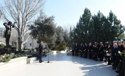 Prezident İlham Əliyev: Bizim gücümüzün mənbəyi milli tariximizdir, keçmişimizdir, mədəniyyətimizdir (YENİLƏNİB-2) (FOTO)