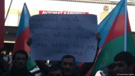 Gənclər Müsavat Partiyasının qızışdırıcı siyasətinə etiraz etdi (FOTO) (YENİLƏNİB)
