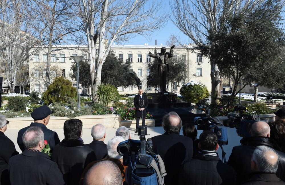 Prezident İlham Əliyev: Bizim gücümüzün mənbəyi milli tariximizdir, keçmişimizdir, mədəniyyətimizdir (YENİLƏNİB-2) (FOTO)