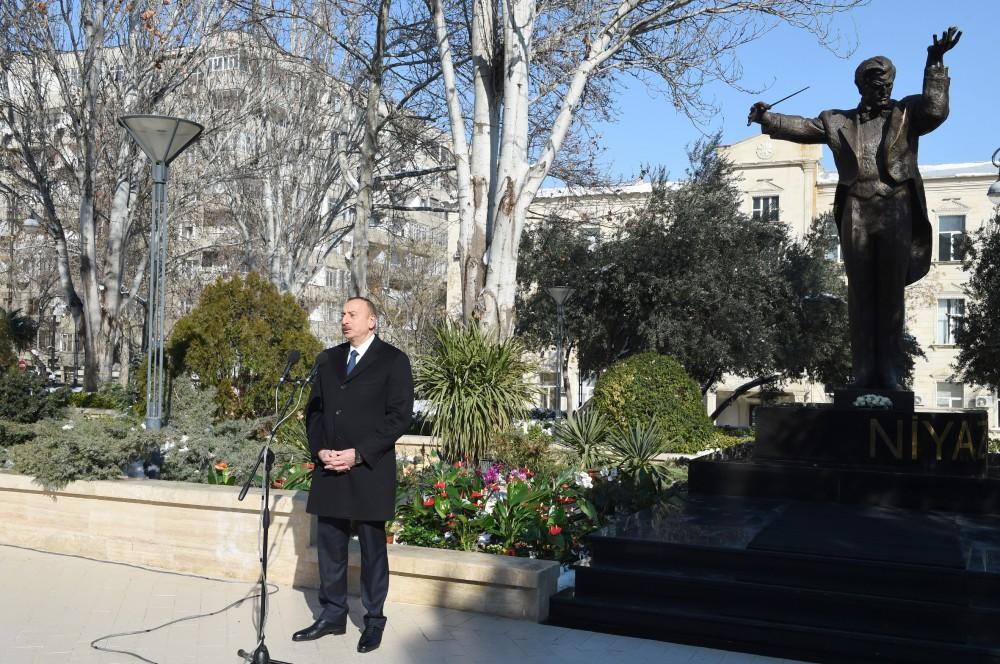 Prezident İlham Əliyev: Bizim gücümüzün mənbəyi milli tariximizdir, keçmişimizdir, mədəniyyətimizdir (YENİLƏNİB-2) (FOTO)