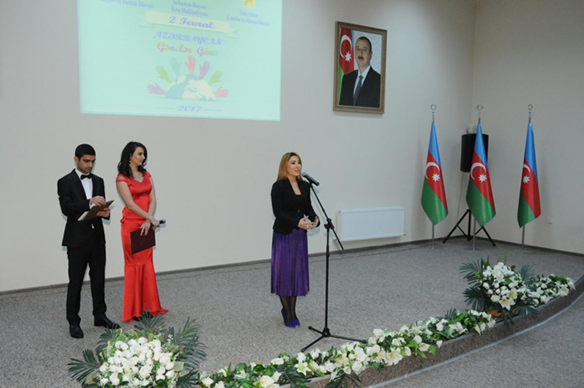Sabunçuda Gənclər Günü münasibəti ilə tədbir keçirilib (FOTO)