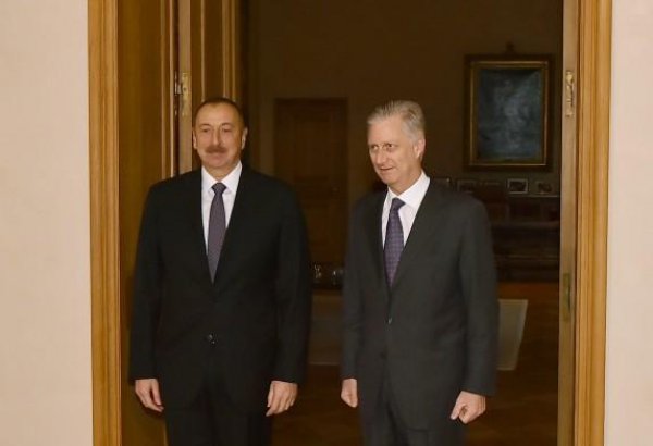 Prezident İlham Əliyevin və Belçikalıların Kralı Filipin görüşü olub  (FOTO) (YENİLƏNİB)