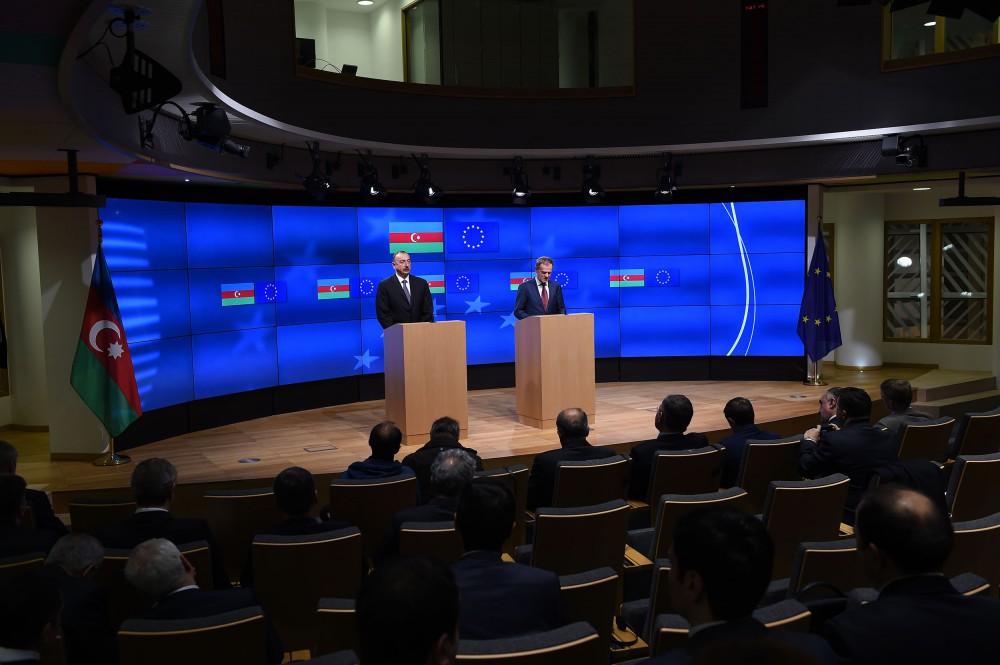 Prezident İlham Əliyev: Azərbaycan və Avropa İttifaqı arasında əməkdaşlıq çox məhsuldar və səmimidir (FOTO) (YENİLƏNİB-4)