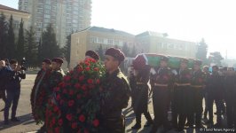 Şəhid Çingiz Qurbanovla vida mərasimi keçirilib (FOTO) (YENİLƏNİB-2)