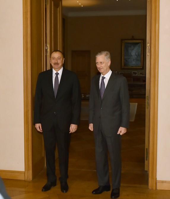 Prezident İlham Əliyevin və Belçikalıların Kralı Filipin görüşü olub  (FOTO) (YENİLƏNİB)