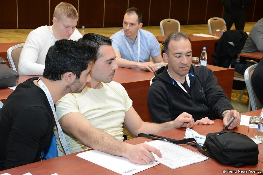 Bakıda kişi idman gimnastikası üzrə FIG beynəlxalq hakimlik kursları start götürüb (FOTO)