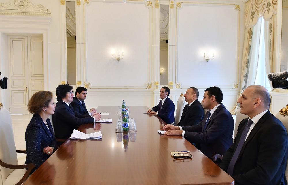 Prezident İlham Əliyev Fransanın Dövlət katibini qəbul edib (YENİLƏNIB)