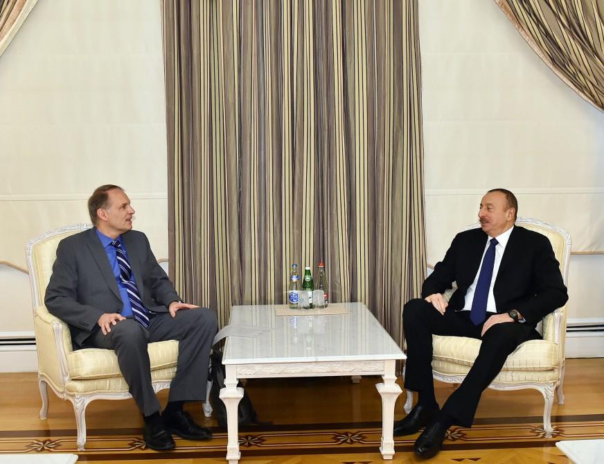Prezident İlham Əliyev AŞ PA-nın Azərbaycan üzrə məruzəçisini qəbul edib (YENİLƏNİB)