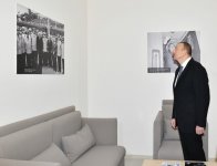 Prezident İlham Əliyev və xanımı "Azərbaycan Dəmir Yolları" QSC-nin inzibati binasında yaradılan şəraitlə tanış olublar (YENİLƏNİB) (FOTO)