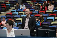 Bakıda Milli Gimnastika Arenasında batut gimanstikası və tamblinq üzrə Dünya Kuboku iştirakçılarının sınaq məşqi keçirilib FOTOREPORTAJ