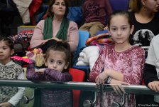 Bakıda Milli Gimnastika Arenasında batut gimanstikası və tamblinq üzrə Dünya Kuboku iştirakçılarının sınaq məşqi keçirilib FOTOREPORTAJ