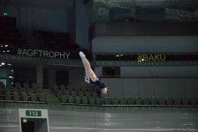 Bakıda Milli Gimnastika Arenasında batut gimanstikası və tamblinq üzrə Dünya Kuboku iştirakçılarının sınaq məşqi keçirilib FOTOREPORTAJ
