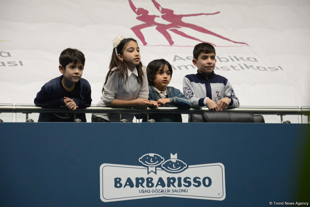 Bakıda Milli Gimnastika Arenasında batut gimanstikası və tamblinq üzrə Dünya Kuboku iştirakçılarının sınaq məşqi keçirilib FOTOREPORTAJ