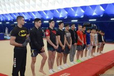 Azərbaycan gimnastları Dünya Kubokuna hazırlaşırlar (FOTOREPORTAJ)