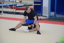 Azərbaycan gimnastları Dünya Kubokuna hazırlaşırlar (FOTOREPORTAJ)