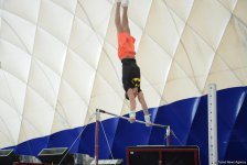 Azərbaycan gimnastları Dünya Kubokuna hazırlaşırlar (FOTOREPORTAJ)