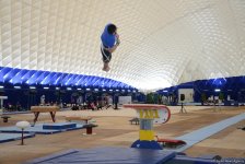Azərbaycan gimnastları Dünya Kubokuna hazırlaşırlar (FOTOREPORTAJ)