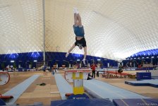 Azərbaycan gimnastları Dünya Kubokuna hazırlaşırlar (FOTOREPORTAJ)