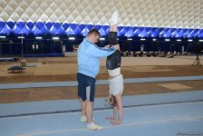 Azərbaycan gimnastları Dünya Kubokuna hazırlaşırlar (FOTOREPORTAJ)
