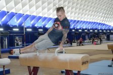 Azərbaycan gimnastları Dünya Kubokuna hazırlaşırlar (FOTOREPORTAJ)