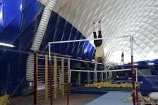 Azərbaycan gimnastları Dünya Kubokuna hazırlaşırlar (FOTOREPORTAJ)