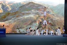 Bakıda batut gimnastikası və tamblinq üzrə Dünya Kubokunun açılış mərasiminin əsas məşqləri keçirilib (FOTOREPORTAJ)