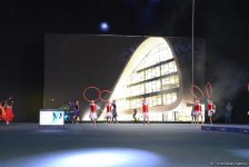 Bakıda batut gimnastikası və tamblinq üzrə Dünya Kubokunun açılış mərasiminin əsas məşqləri keçirilib (FOTOREPORTAJ)