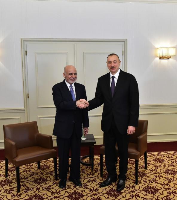 Münxendə Azərbaycan və Əfqanıstan prezidentlərinin görüşü olub (FOTO)