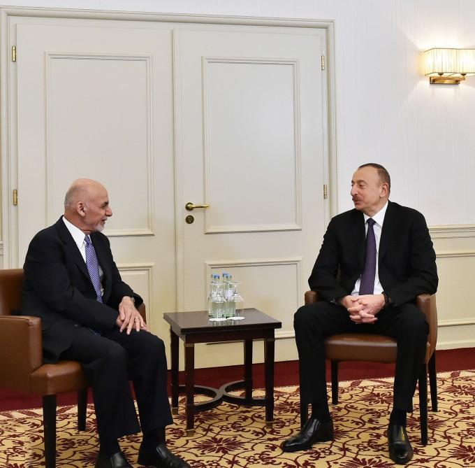 Münxendə Azərbaycan və Əfqanıstan prezidentlərinin görüşü olub (FOTO)