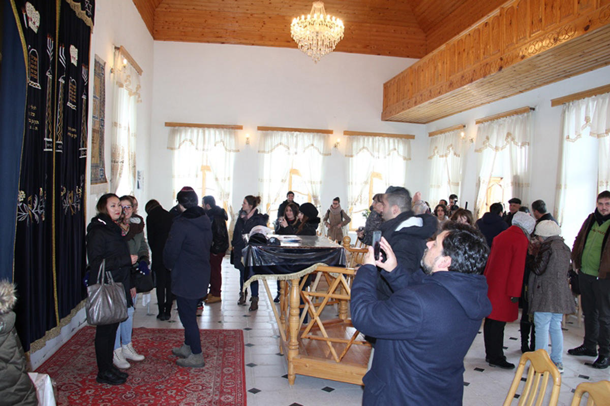 IV Beynəlxalq multikulturalizm məktəbinin iştirakçıları Oğuzda olub (FOTO)