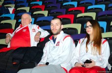 Bakıda batut gimnastikası üzrə Dünya Kuboku iştirakçılarının podium məşqləri başlayıb (FOTO)
