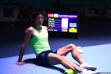 Bakıda batut gimnastikası üzrə Dünya Kuboku iştirakçılarının podium məşqləri başlayıb (FOTO)