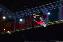 Bakıda batut gimnastikası üzrə Dünya Kuboku iştirakçılarının podium məşqləri başlayıb (FOTO)
