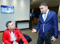 Bakıda batut gimnastikası üzrə Dünya Kubokunda iştirak edən nümayəndə heyətlərinin rəhbər və təmsilçilərinin görüşü keçirilib (FOTOREPORTAJ)