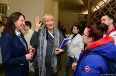 Bakıda batut gimnastikası üzrə Dünya Kubokunda iştirak edən nümayəndə heyətlərinin rəhbər və təmsilçilərinin görüşü keçirilib (FOTOREPORTAJ)