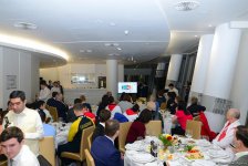 Bakıda batut gimnastikası üzrə Dünya Kubokunda iştirak edən nümayəndə heyətlərinin rəhbər və təmsilçilərinin görüşü keçirilib (FOTOREPORTAJ)