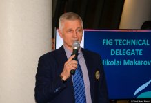 Bakıda batut gimnastikası üzrə Dünya Kubokunda iştirak edən nümayəndə heyətlərinin rəhbər və təmsilçilərinin görüşü keçirilib (FOTOREPORTAJ)