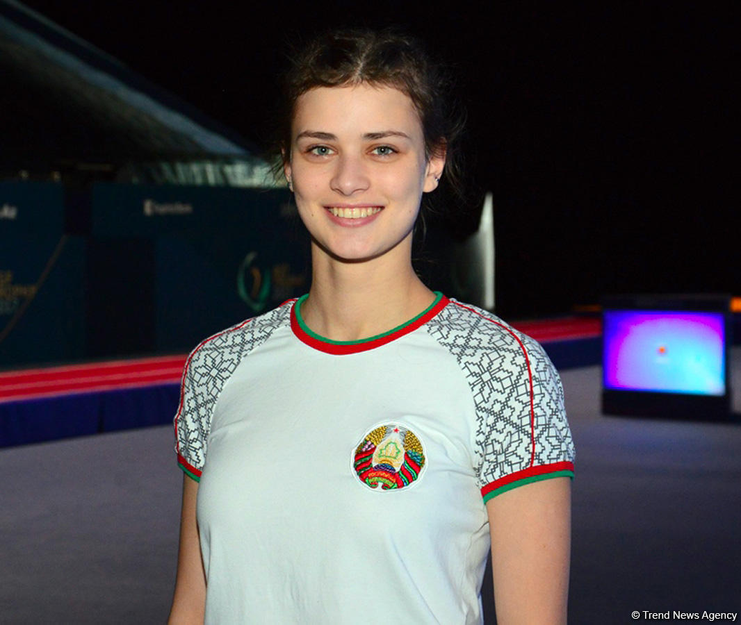 Bakıda batut gimnastikası üzrə Dünya Kuboku iştirakçılarının podium məşqləri başlayıb (FOTO)