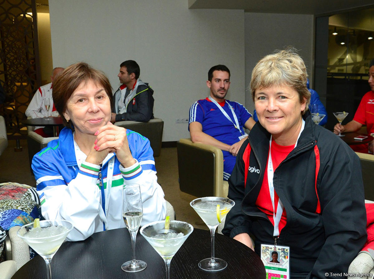 Bakıda batut gimnastikası üzrə Dünya Kubokunda iştirak edən nümayəndə heyətlərinin rəhbər və təmsilçilərinin görüşü keçirilib (FOTOREPORTAJ)